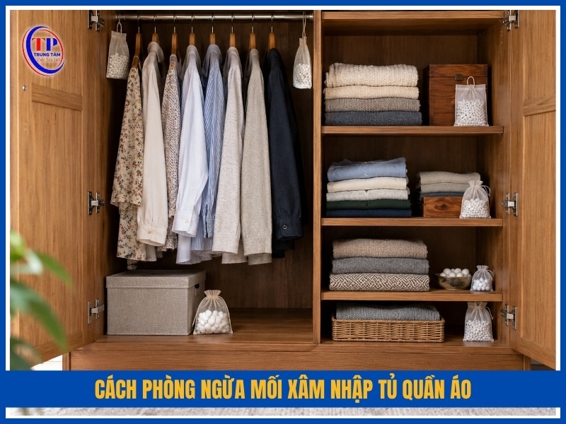 cách phòng ngừa mối xâm nhập tủ quần áo