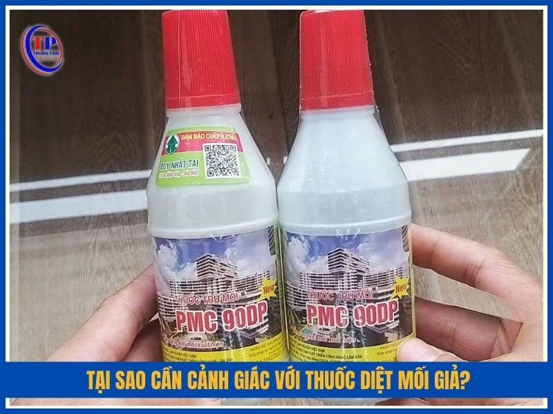 Tại sao cần cảnh giác với thuốc diệt mối giả?