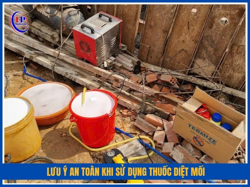lưu ý an toàn khi sử dụng thuốc diệt mối