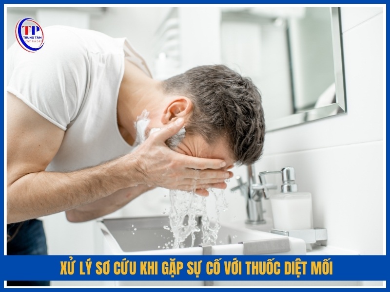Xử lý sơ cứu khi gặp sự cố với thuốc diệt mối