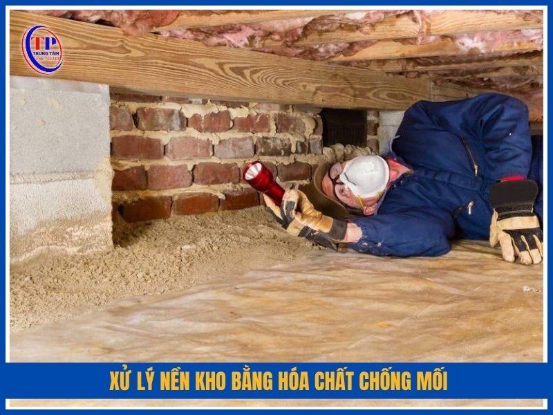 Xử lý nền kho bằng hóa chất chống mối