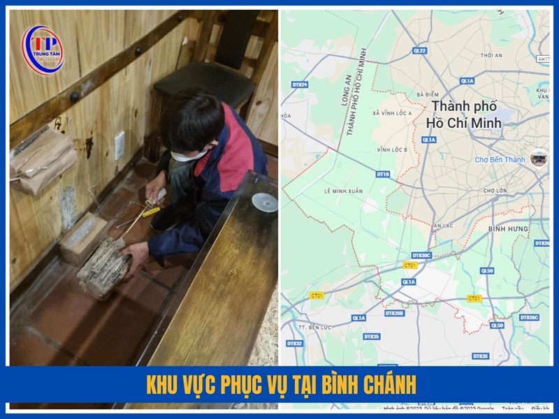 Khu vực phục vụ tại Bình Chánh