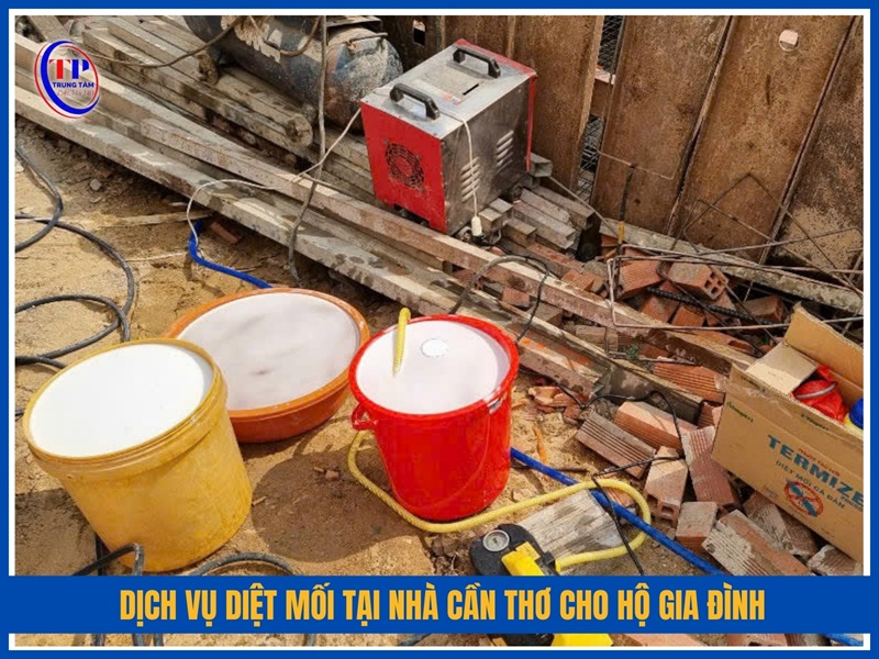 Dịch vụ diệt mối tại nhà Cần Thơ cho hộ gia đình