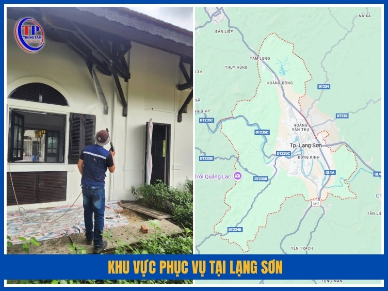 Khu vực phục vụ tại Lạng Sơn