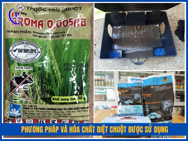Phương pháp và hóa chất diệt chuột được sử dụng