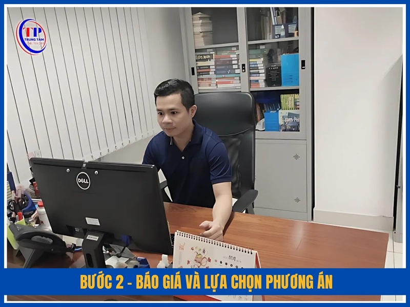 Bước 2 – Báo giá và lựa chọn phương án
