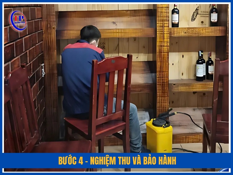 Bước 4 – Nghiệm thu và bảo hành