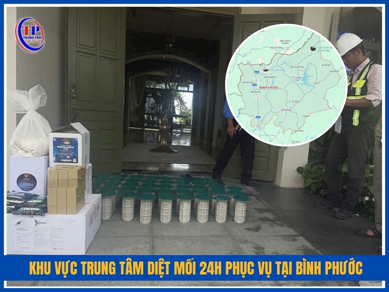 Khu vực phục vụ tại Bình Phước