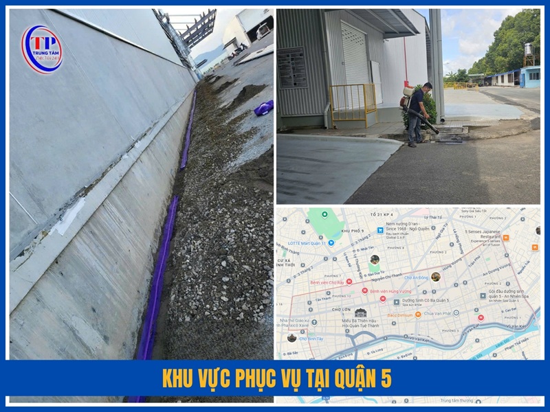Khu vực phục vụ tại Quận 5