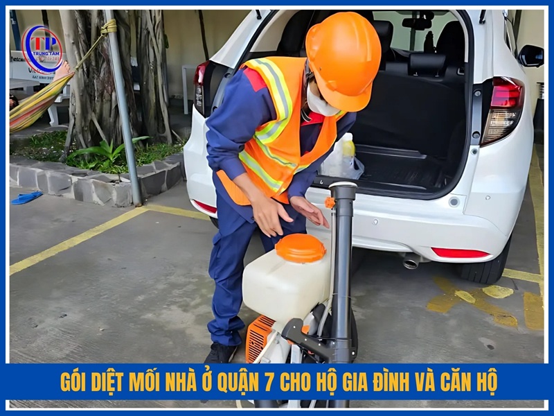 Gói diệt mối nhà ở Quận 7 cho hộ gia đình và căn hộ