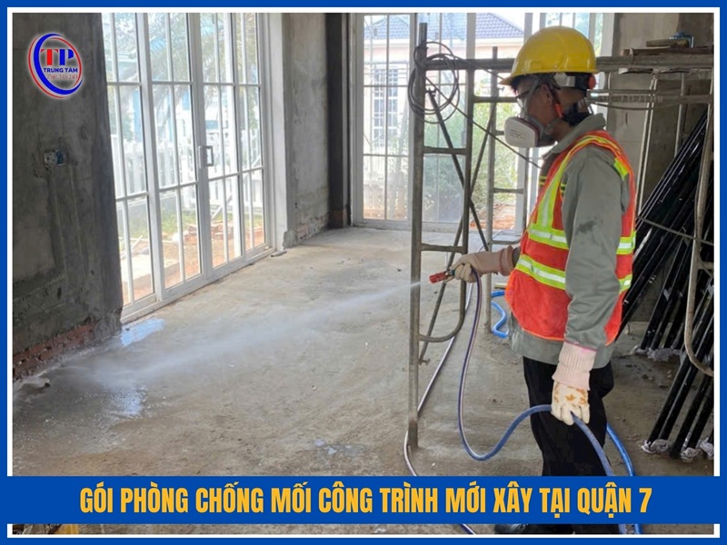 Gói phòng chống mối công trình mới xây tại Quận 7