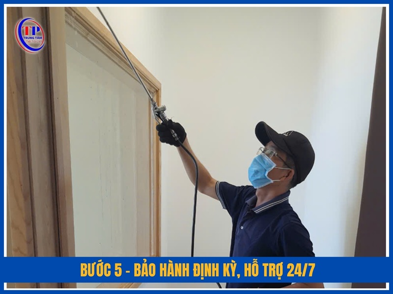 Bước 5 – Bảo hành định kỳ, hỗ trợ 24/7