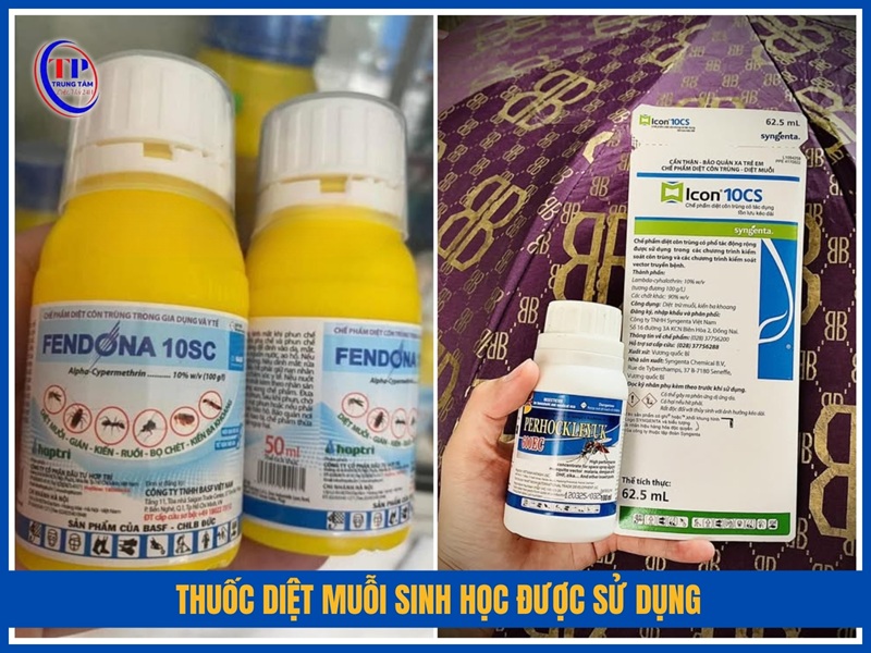 Thuốc diệt muỗi sinh học được sử dụng