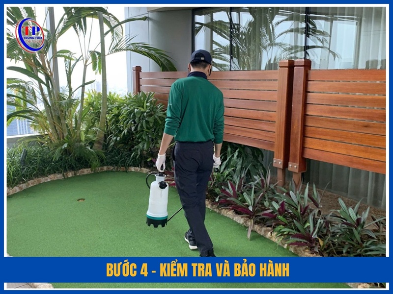 Bước 4 – Kiểm tra và bảo hành