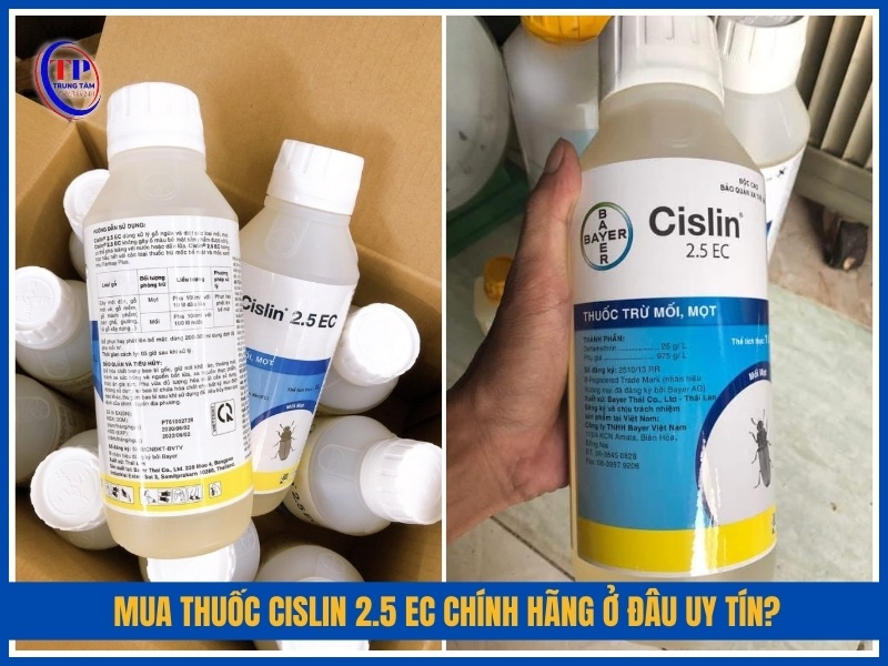 Mua thuốc Cislin 2.5 EC chính hãng ở đâu uy tín?