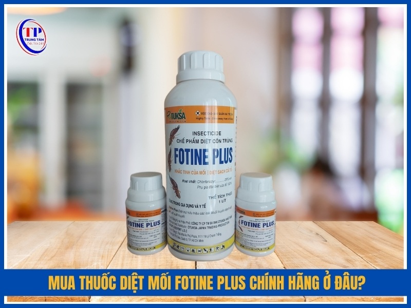 Mua thuốc diệt mối Fotine Plus chính hãng ở đâu?