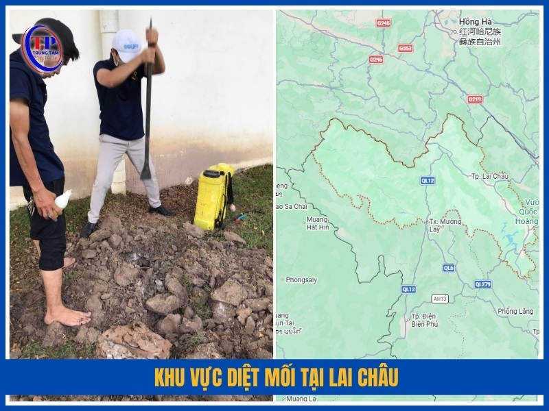 Khu vực phục vụ tại Lai Châu