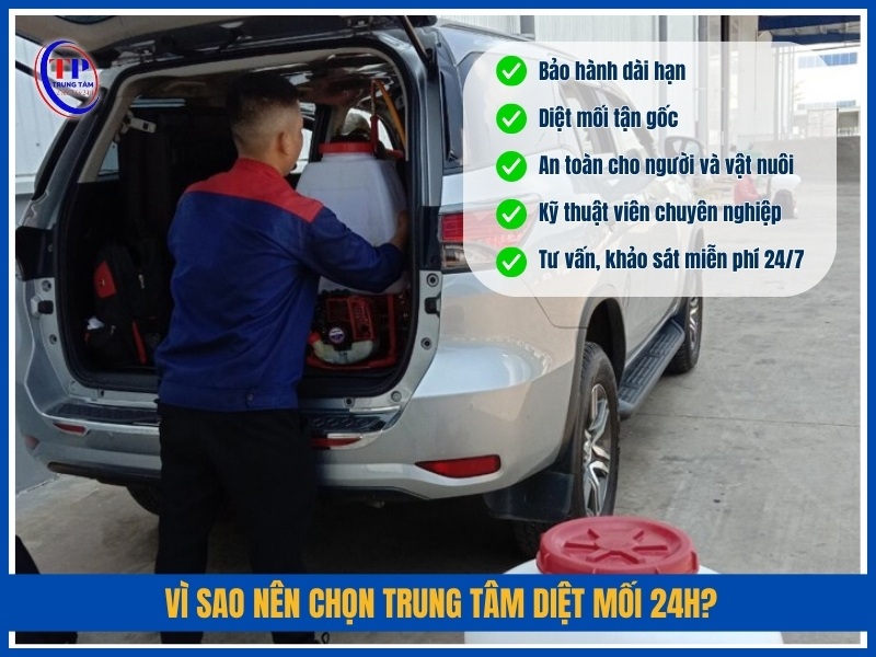 Vì sao nên chọn Trung Tâm Diệt Mối 24H?